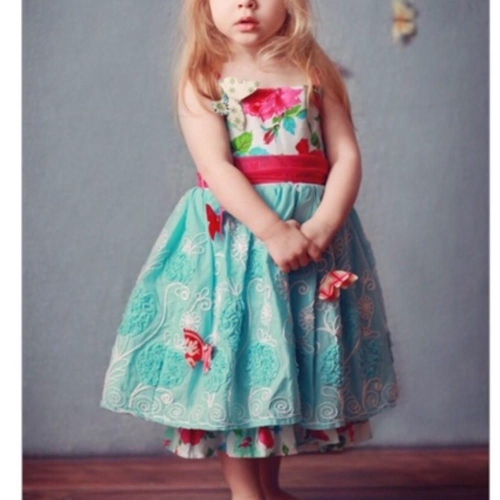 {Mabel & Moxie} whimsical floral dress
